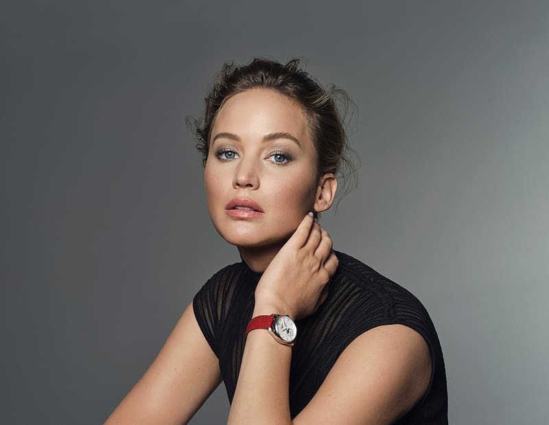 Jennifer Lawrence, wristwatch, 2022, HD wallpaper