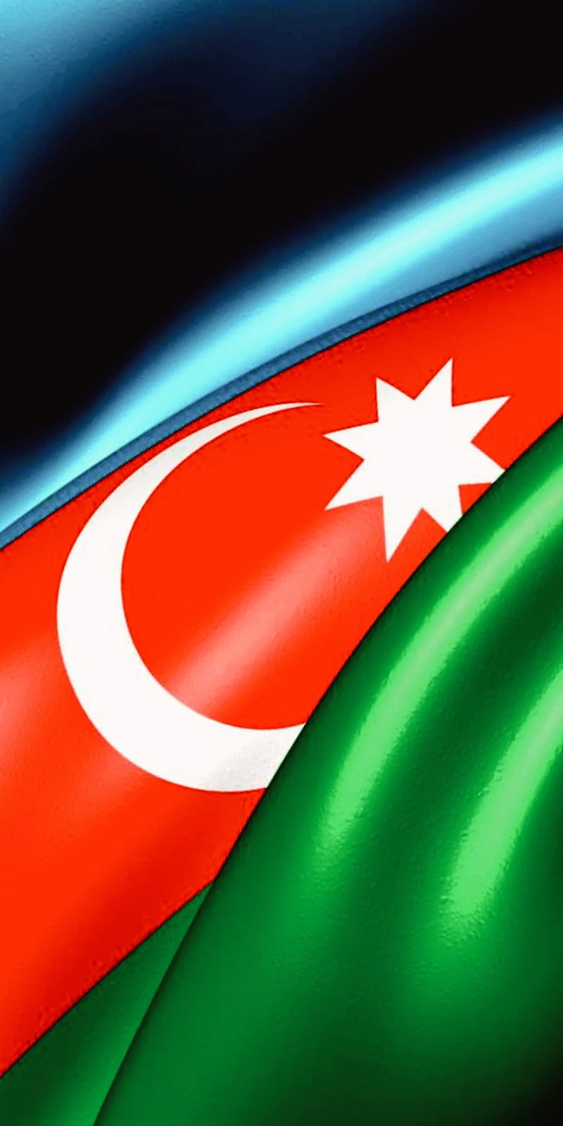Azerbaijan Flag, black, caucasus, flags, gray, kavkaz, red, turk, HD phone wallpaper