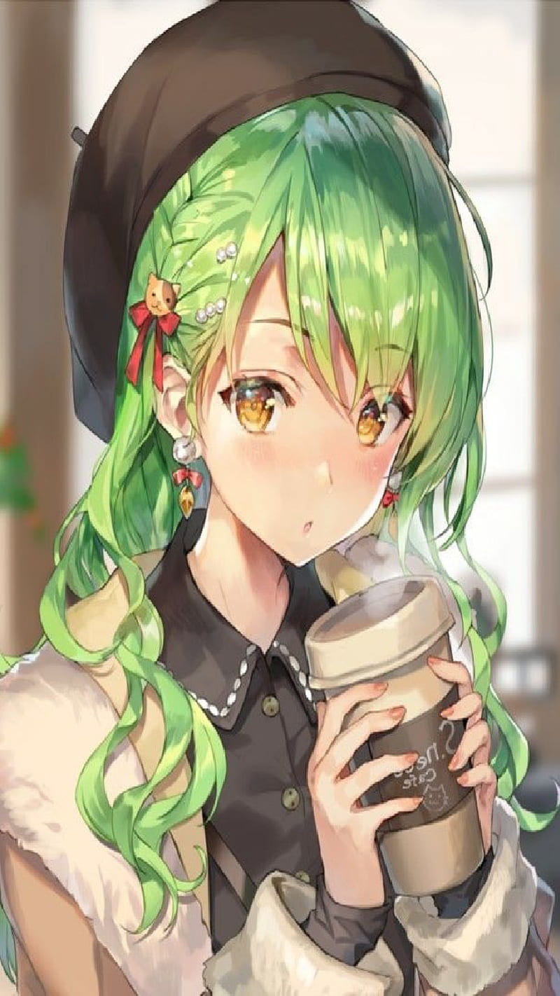 Anime Girl Anime Coffee Hd Mobile Wallpaper Peakpx