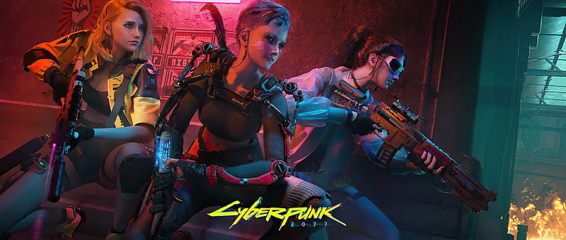 Video Game, Cyberpunk 2077, Cyberpunk, Girl, Weapon, Woman Warrior