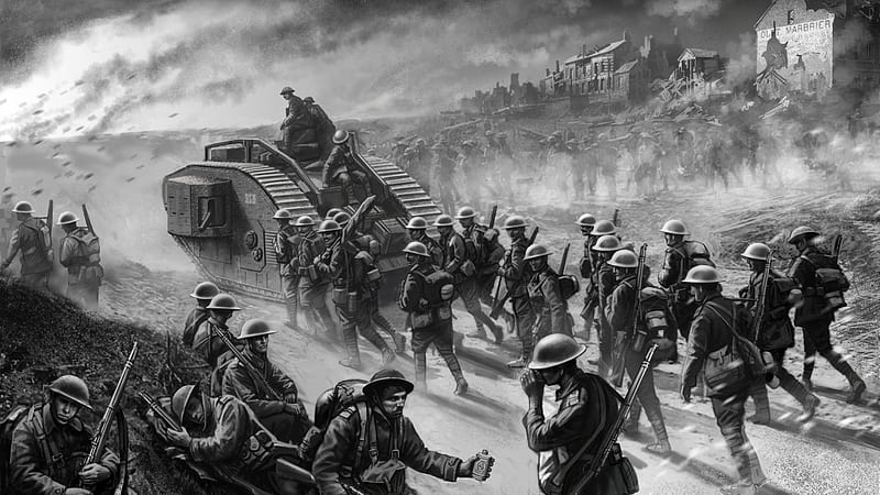 World War One Art, Art, Artwork, World War One, HD wallpaper