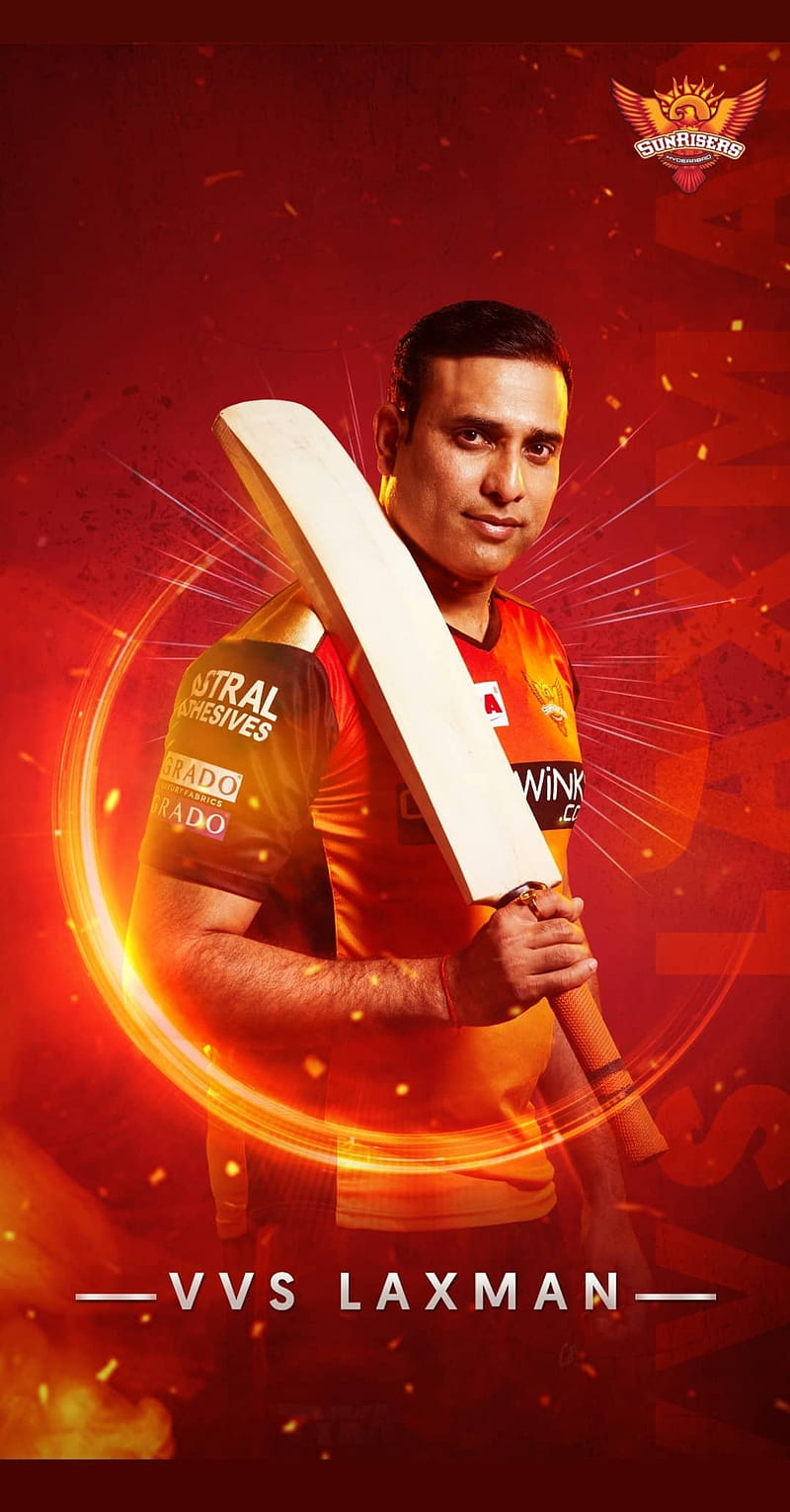 Sunrisers Hyderabad, cricket, indian premier league, ipl, orange army, srh, vvs laxman, HD phone wallpaper