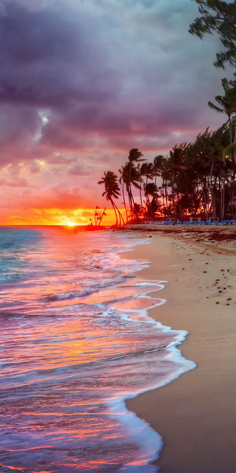 Puesta de sol, playa, paisaje, puesta de sol, playas, naturaleza, mar,  atardecer en la playa, Fondo de pantalla de teléfono HD | Peakpx