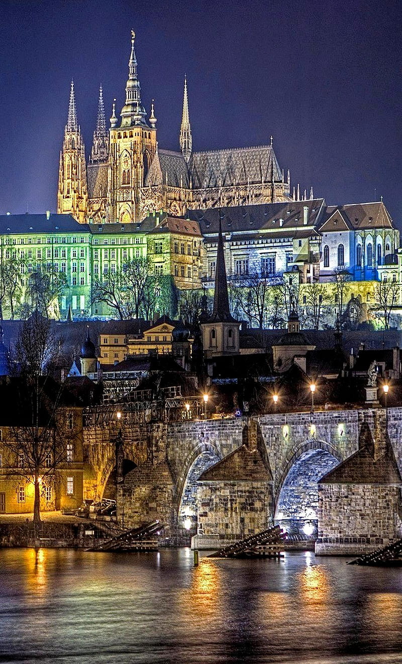 Prague Castle, czech, HD phone wallpaper