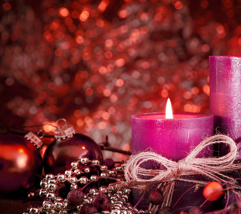 Christmas decoration, candle christams, xmas, HD wallpaper | Peakpx
