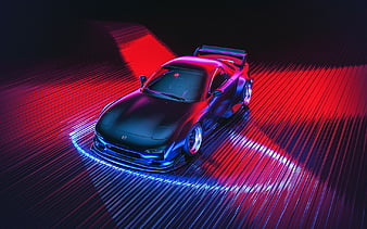 Mazda Rx7 Triple Black Mazda Rx7 Mazda Carros Behance Hd Wallpaper Peakpx