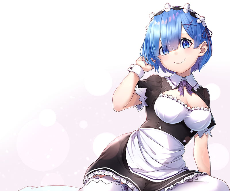 Anime, Re:ZERO -Starting Life in Another World-, Rem (Re:ZERO) , Maid, HD wallpaper