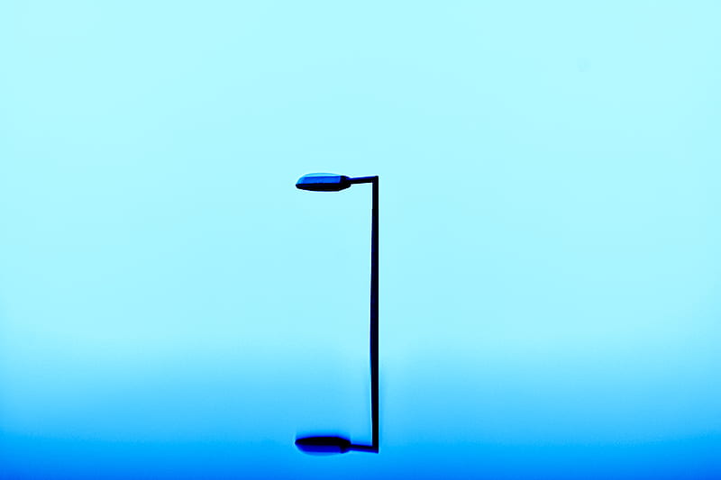 lantern, reflection, minimalism, HD wallpaper