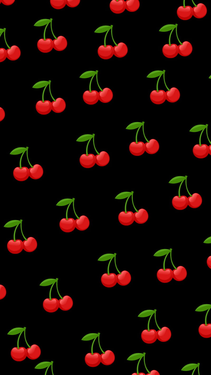 Cherry, pattern, HD phone wallpaper | Peakpx