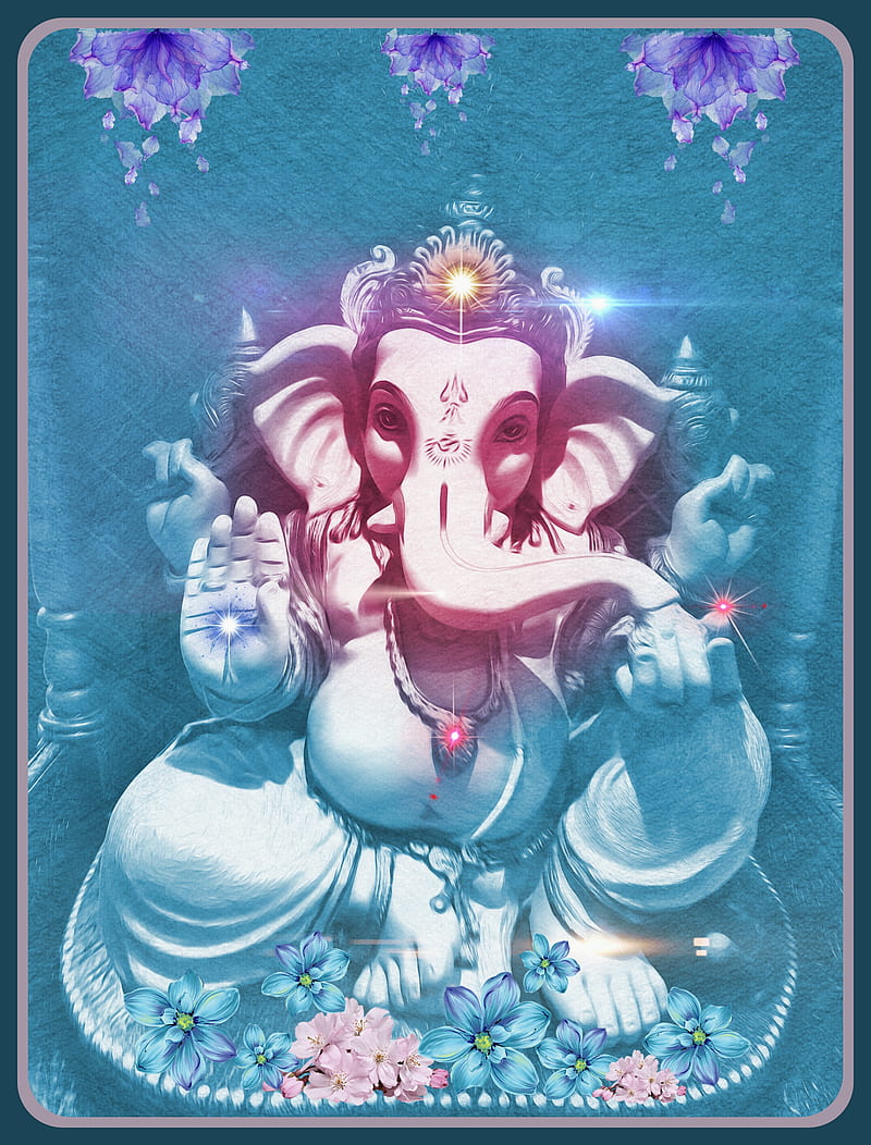 Blessing Ganesh, ganesha, lord, HD phone wallpaper