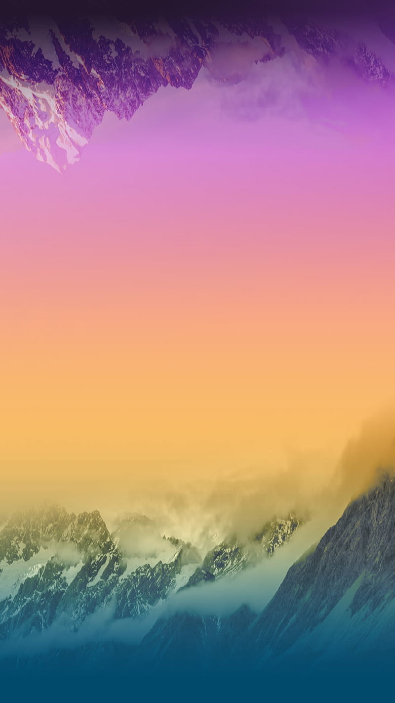 Samsung Galaxy M20, mountain, moon, HD phone wallpaper