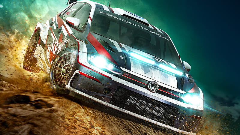 dirt rally 2.0, volkswagen, racing games, Games, HD wallpaper