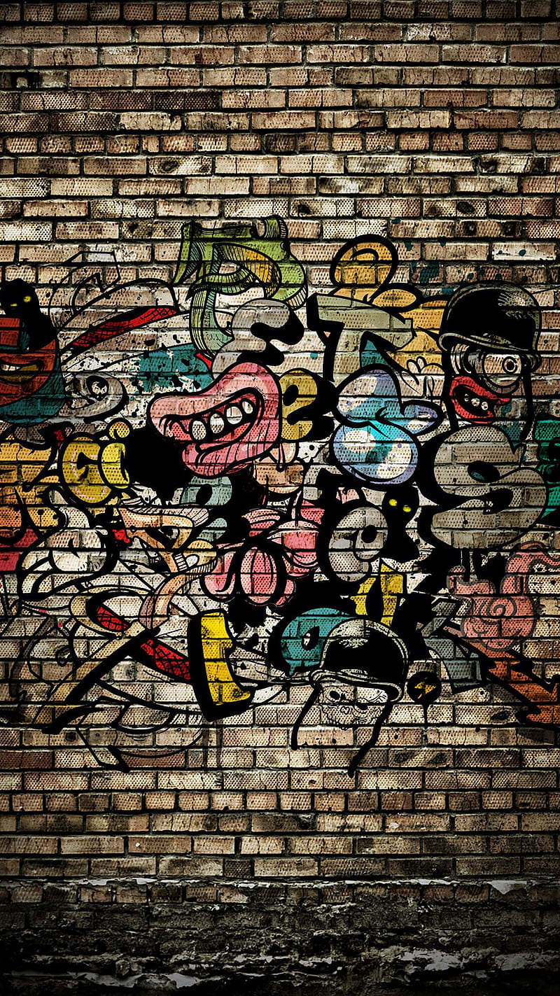 Graffiti Wall, graffiti, wall, HD phone wallpaper