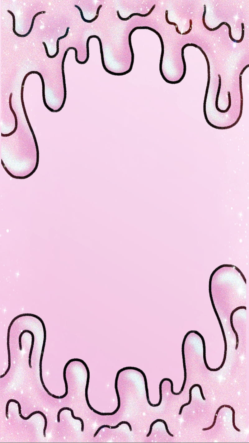 Melted Gum, pink, HD phone wallpaper