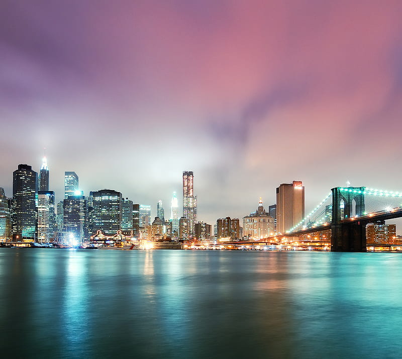 new york, america, bridge, brooklyn, nyc, HD wallpaper