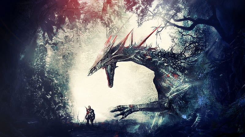 dragon age: origins, knight, artwork, Games, HD wallpaper