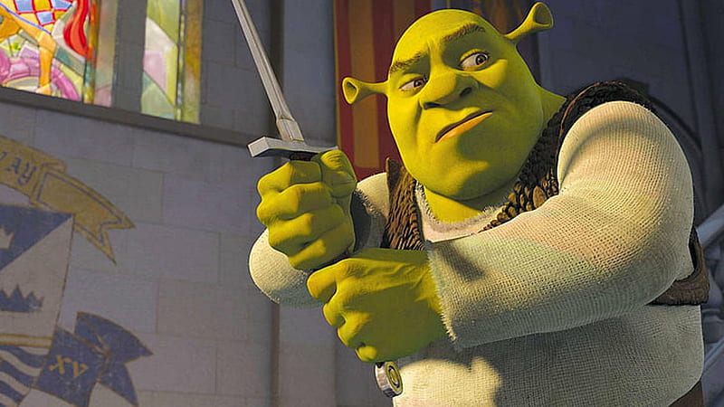 Shrek With Sword Shrek, HD wallpaper