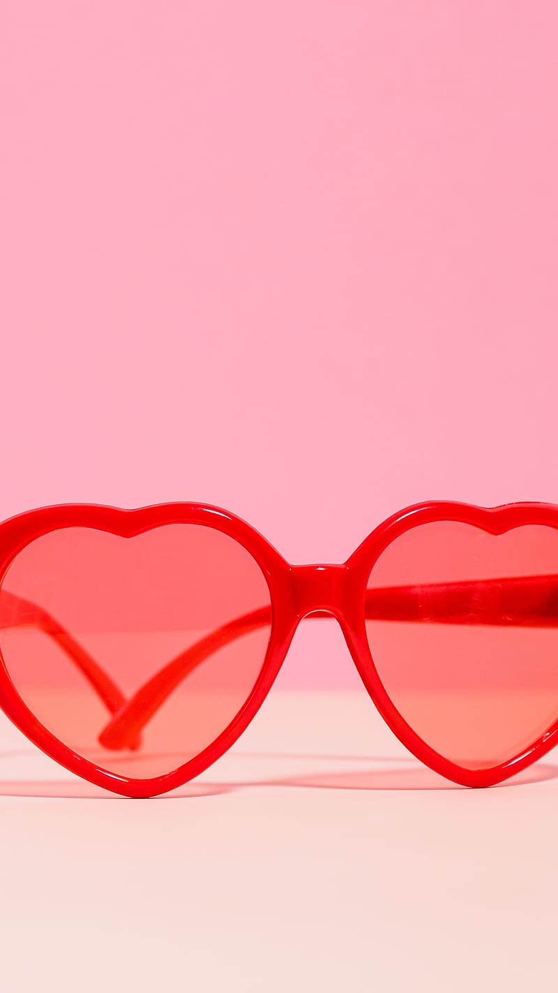 Love, Sun Glasses, Red, HD phone wallpaper | Peakpx