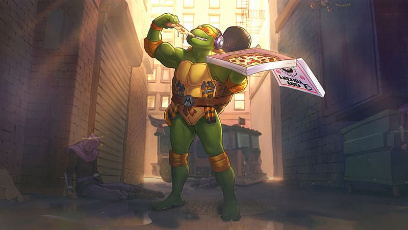 Radical Michelangelo Mercury Smite, smite, teenage-mutant-ninja-turtles, games, HD wallpaper