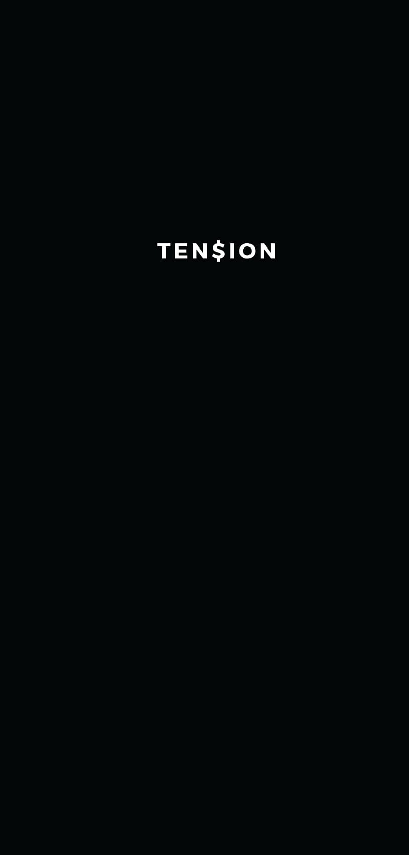 Tension, black, logo, HD phone wallpaper