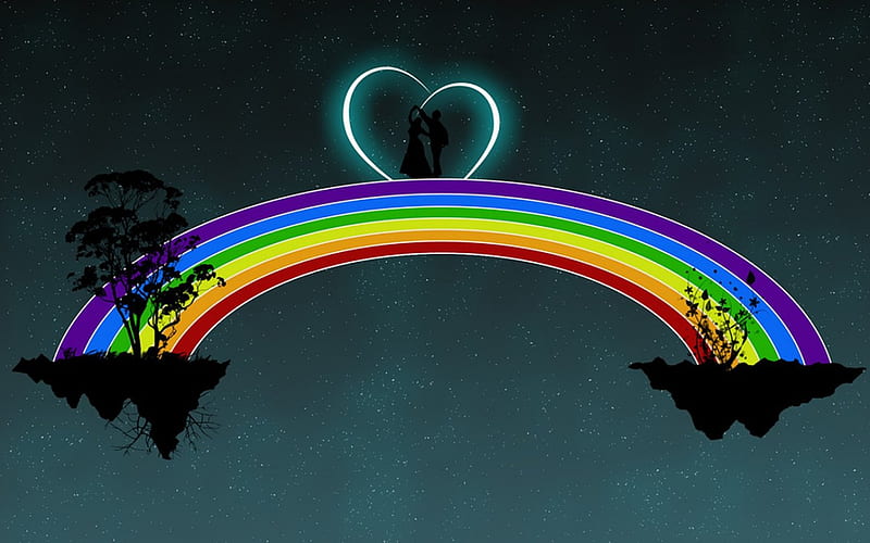 Love, rainbow, love, heart, HD wallpaper | Peakpx