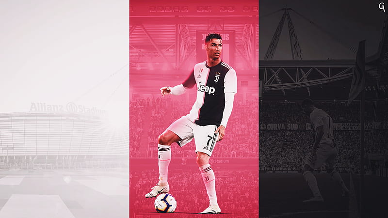 Cristiano Ronaldo, juve, soccer, cr7, sport, football, juventus, pink, cristiano, HD wallpaper