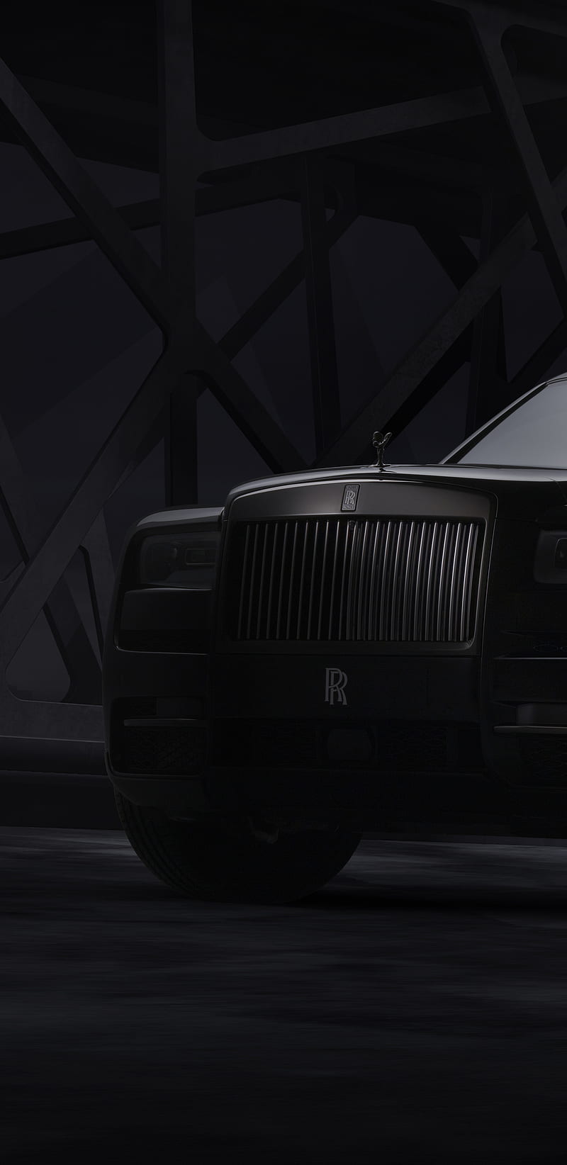 Rolls Royce, black, black rolls royce, black, HD phone wallpaper