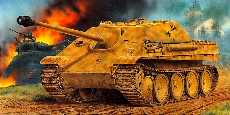 JAGDPANTHER, tank, german, russia, ww2, HD wallpaper