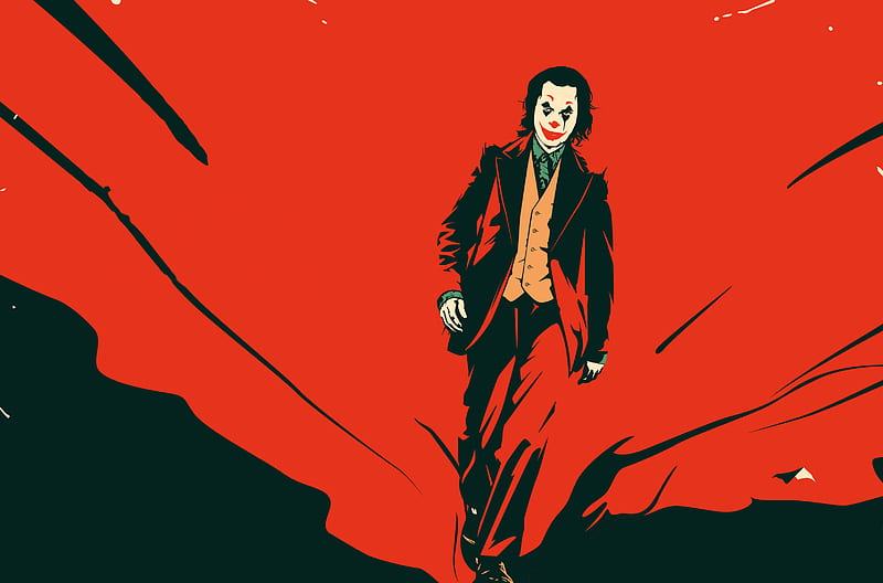 Joker Walking, HD wallpaper