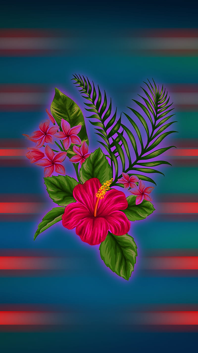 fleurs ray, flowers, HD phone wallpaper