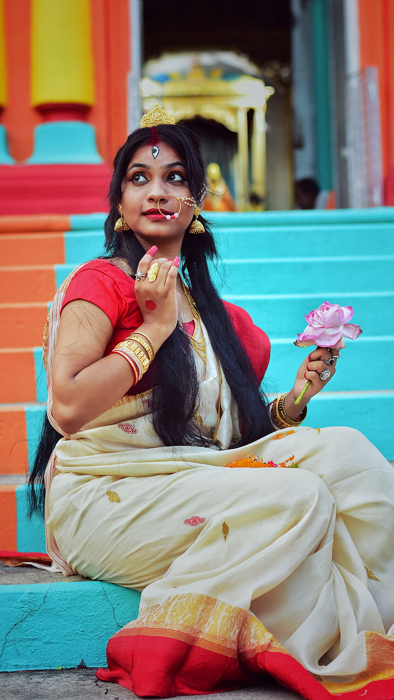 Durga , dipshikha singhania, arnab acharya, HD phone wallpaper