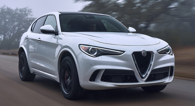 2018 Alfa Romeo Stelvio Quadrifoglio (Color: Trofeo White) - Front , car, HD wallpaper