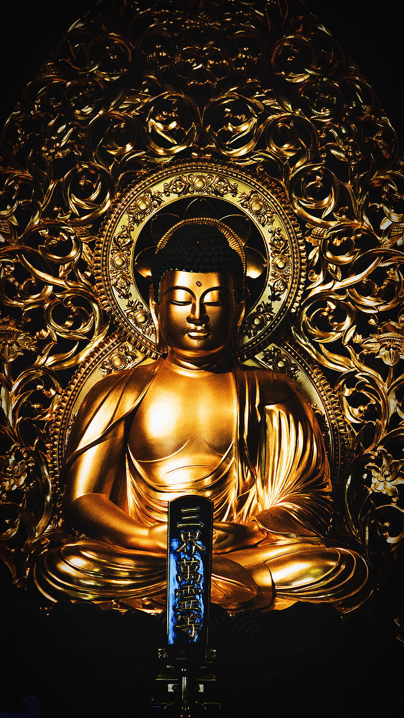 Zen 103, art, buddha, love, meditation, mindfulness, mysticmessenger, nature, peace, yoga, HD phone wallpaper