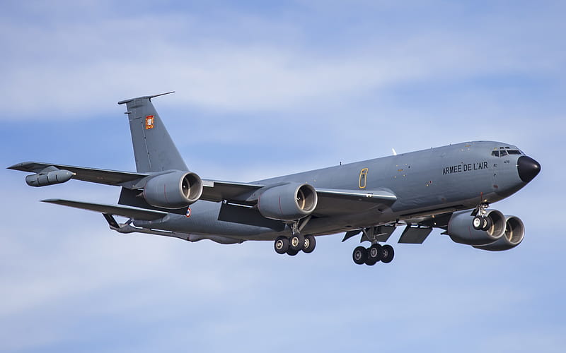 Boeing KC-135 Stratotanker, C-135FR, Airplane tanker, military aircraft, US Air Force, Boeing, HD wallpaper