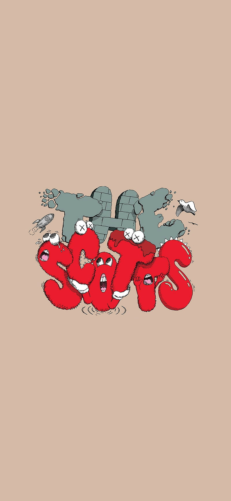 THE SCOTTS, logo, minimal, travis scott, HD phone wallpaper | Peakpx