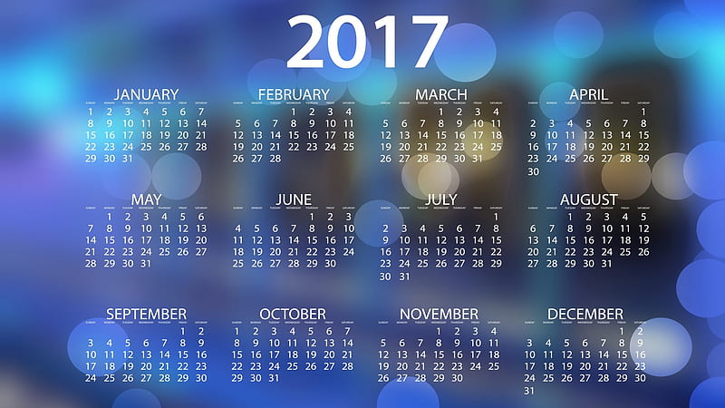 2017 calendar Days Calendar Year 2017 Months HD wallpaper Peakpx