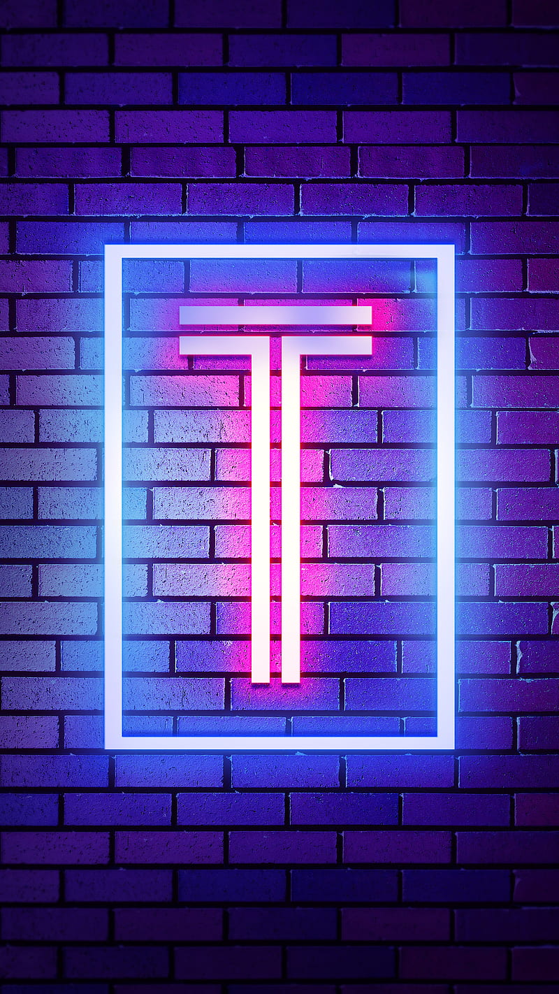 T Neon, Neon Alphabet, Neon T, T Alphabet, HD phone wallpaper