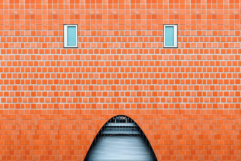 wall, brick, arch, building, architecture, HD wallpaper