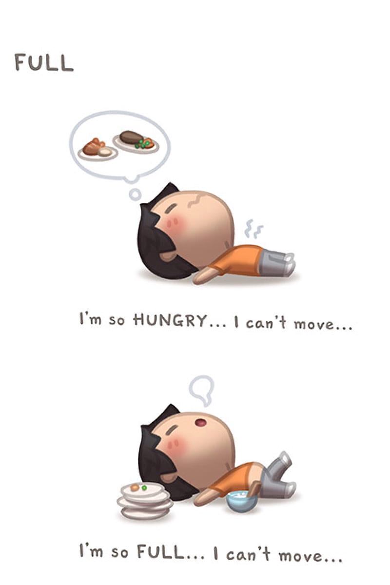 I cant move, cant, full, hungry, move, HD phone wallpaper