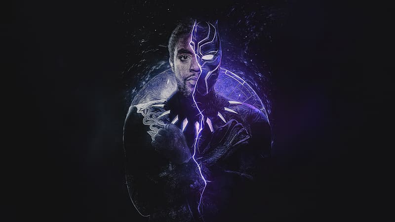 King T Challa Reign Black Panther Rule, black-panther, superheroes, artwork, artist, digital-art, HD wallpaper