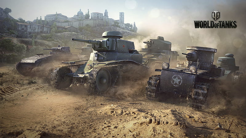 World Of Tanks With Background Of Castle And Smoke World Of Tanks Games, HD wallpaper