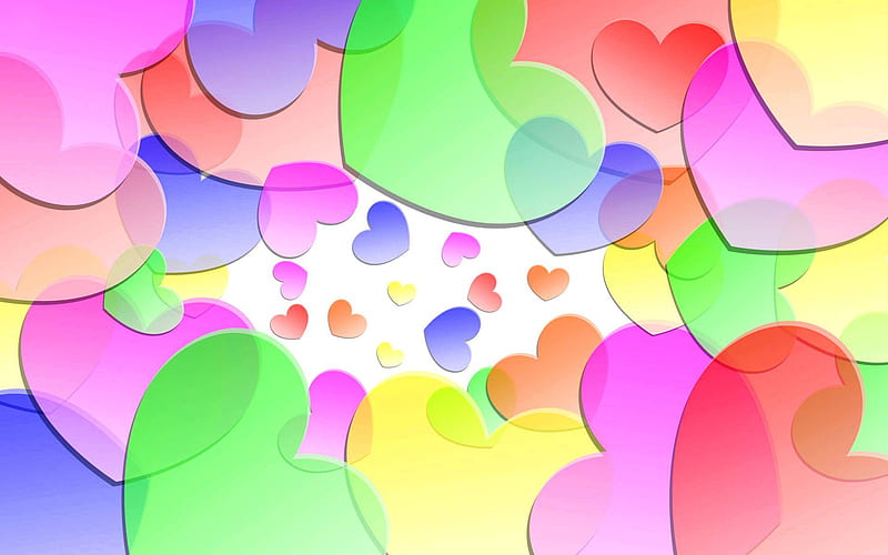 Love Colors Heart Artist, love, colors, artist, heart, HD wallpaper