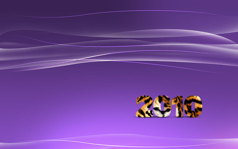 2010, purple, abstract, tiger print, HD wallpaper