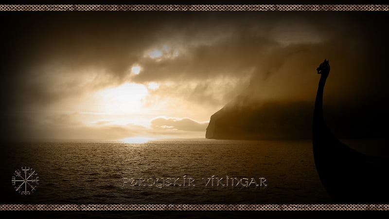 Faroese Vikings, north, Faroese, gallic, pagan, paganism, celtic, viking, nordic, HD wallpaper