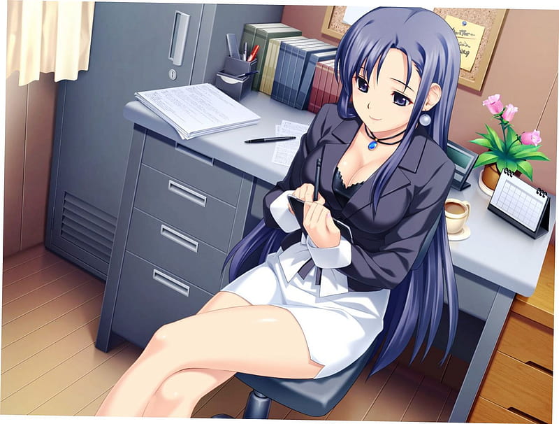 Nagi Saotome, orange, bra, blush, yellow, pretty girls, beautiful girls, anime, long hair, table, sexy dress, panty, black, saotome, singer, tagme, chibi, short hair, breasts, purple, violet, moe, white, seductive girl, red, brown, office, books, gray, sexy girls, anime girls, kiss, tropical kiss, loli, green, shy girl, cute girls, nagi, hot girls, girls, blue, vocaloid, lingerie, music, swimwear, indigo, ecchi, bikini, yuri, nightwear, saotome nagi, tropical, HD wallpaper