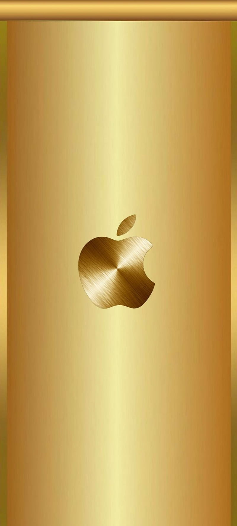 Apple , golden, HD phone wallpaper