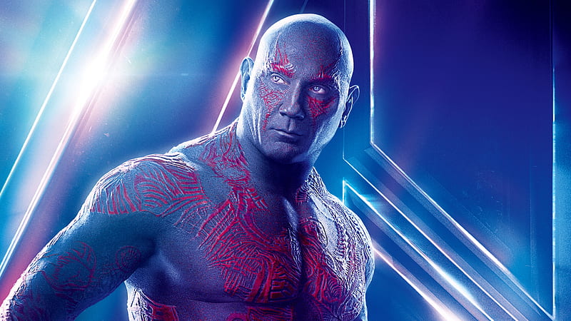 Drax The Destroyer In Avengers Infinity War Poster, drax-the-destroyer, avengers-infinity-war, movies, 2018-movies, poster, HD wallpaper