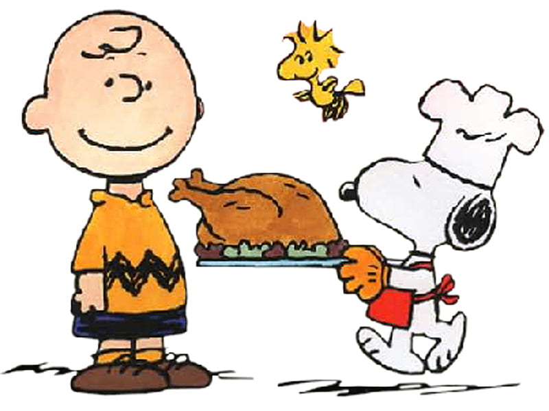 Thanksgiving Charlie Brown Snoopy, snoopy, charlie brown, peanuts, HD wallpaper