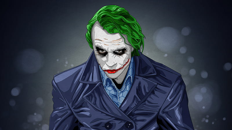 Joker Green Hair, joker, superheroes, artwork, artist, artstation, HD wallpaper
