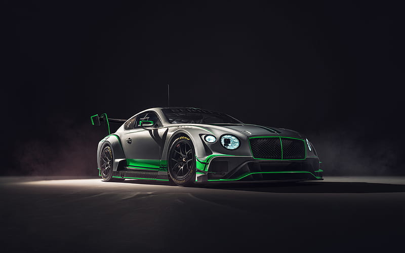 Bentley Continental GT3 2018 cars, tuning supercars, Bentley, HD wallpaper